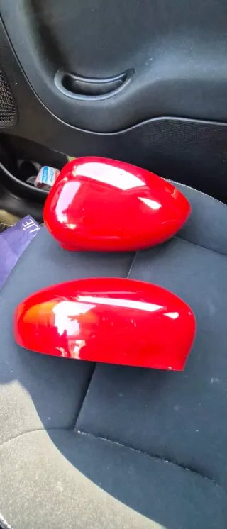 Calotte specchietti Fiat 500 Rosse