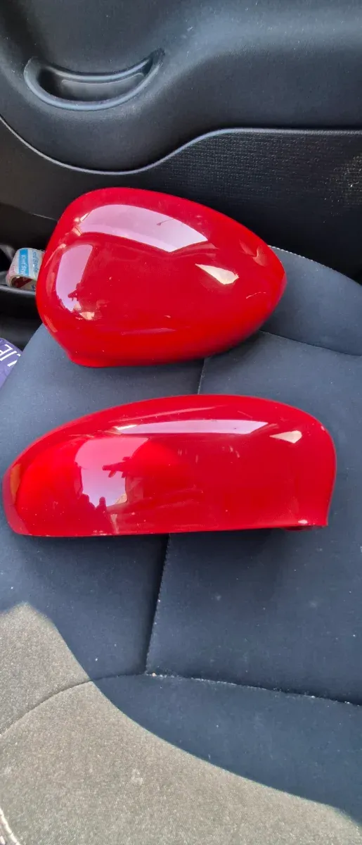 Calotte specchietti Fiat 500 Rosse