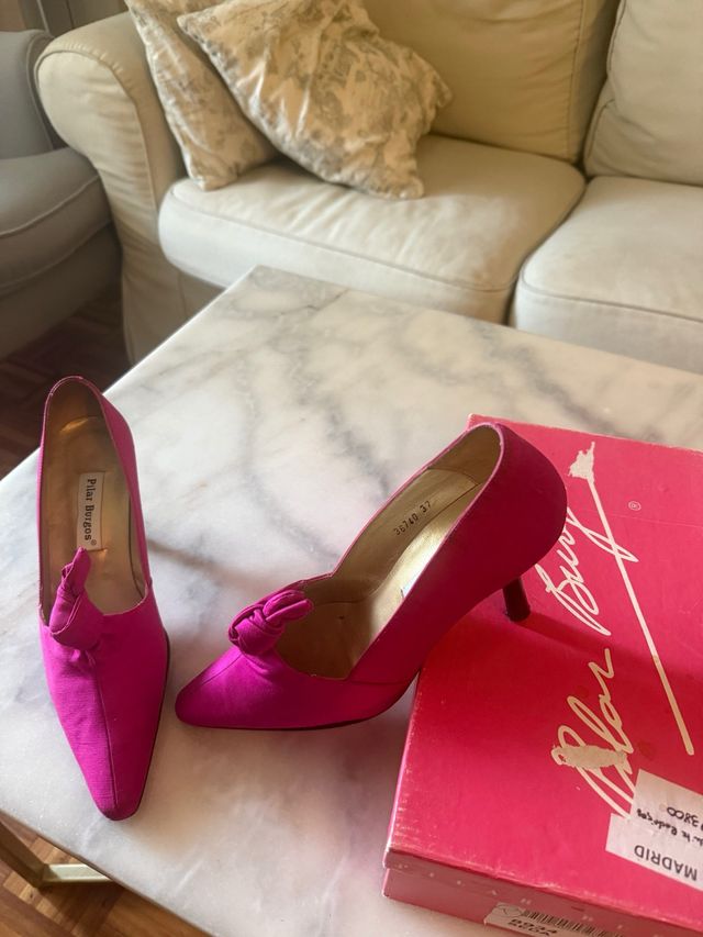 Zapatos de fiesta Pilar Burgos talla 37  antigua