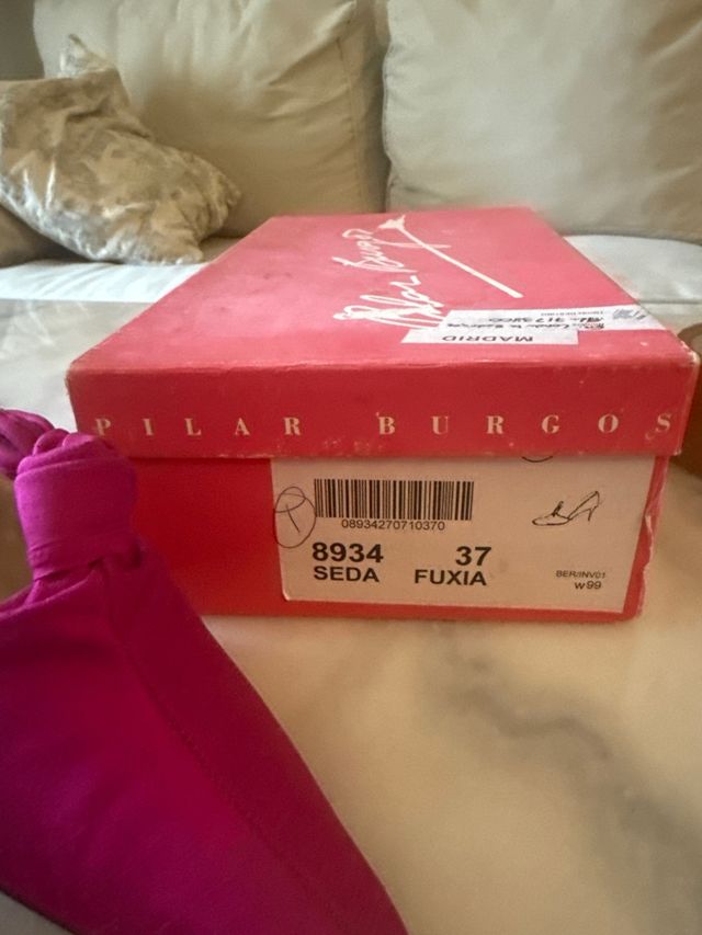 Zapatos de fiesta Pilar Burgos talla 37  antigua