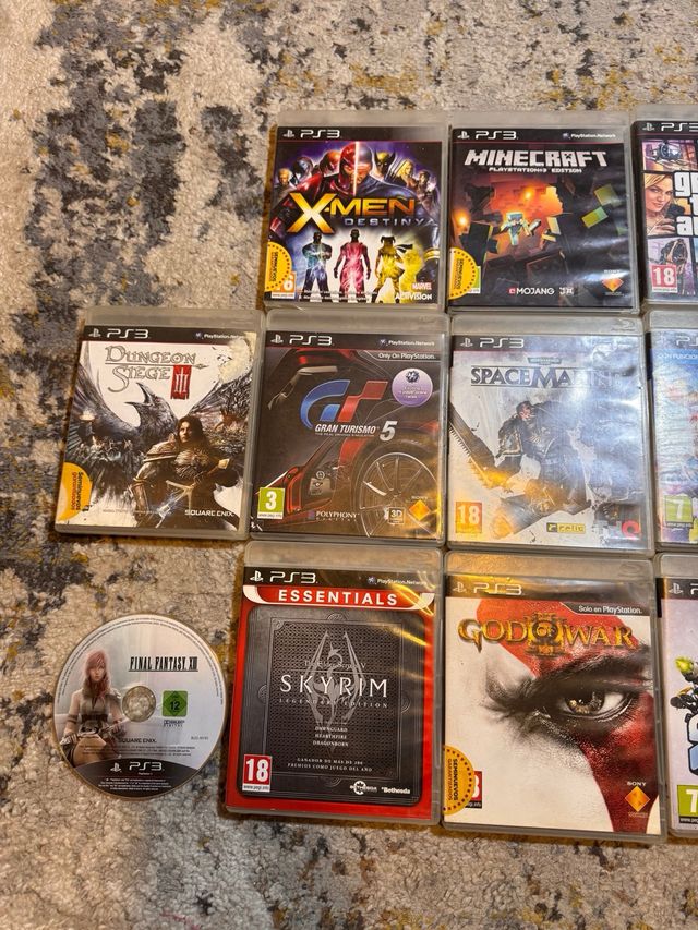 Lote de juegos ps3