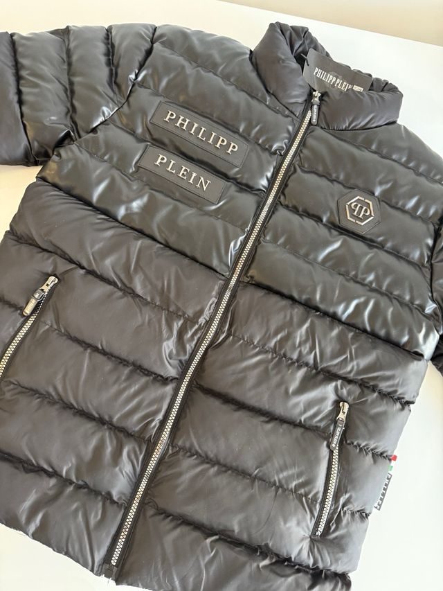 Abrigo Negro Philipp Plein