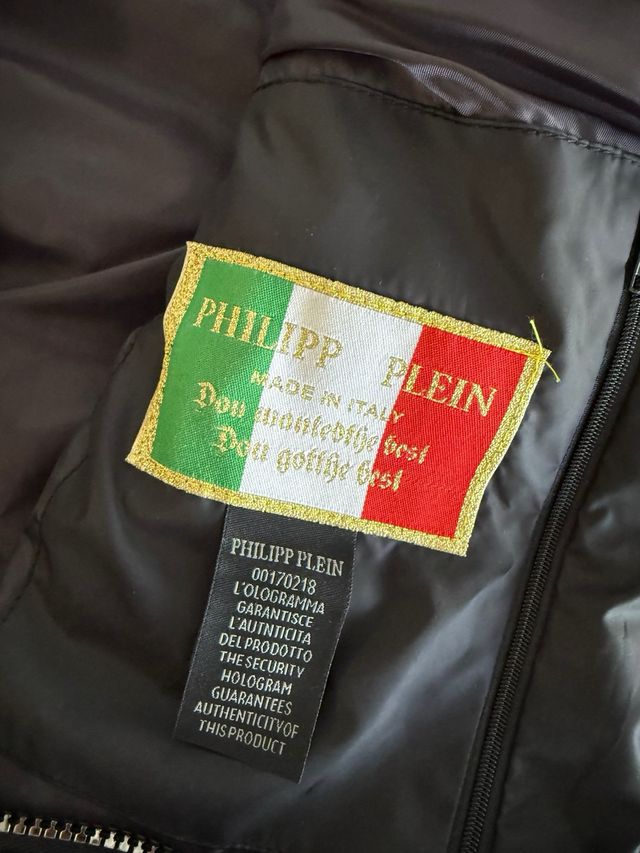 Abrigo Negro Philipp Plein
