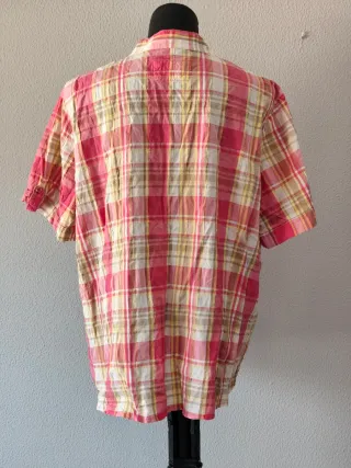 Camisa Xadrez Rosa Tamanho Único