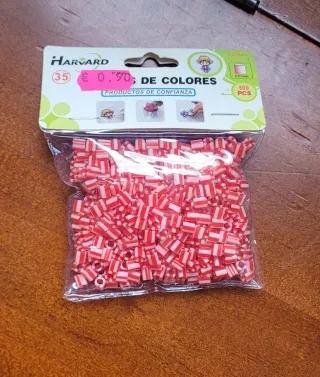 Lote 3 Bolsas Tubitos Colores Harvard