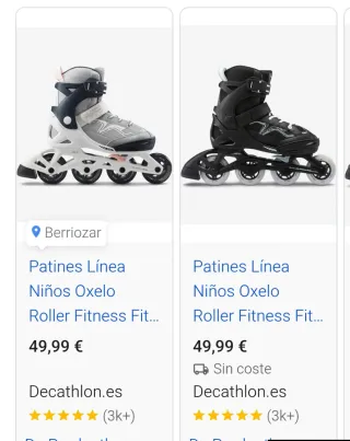 Patines roller Fitness fit 3 junior 29-32