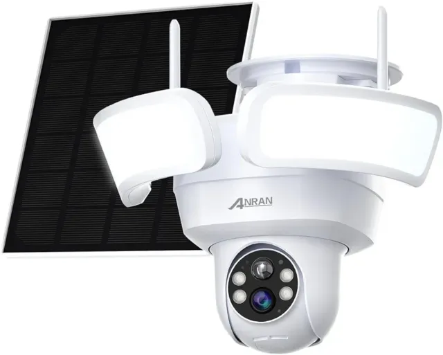 Cámara Vigilancia ANRAN 2K Solar Exterior WiFi