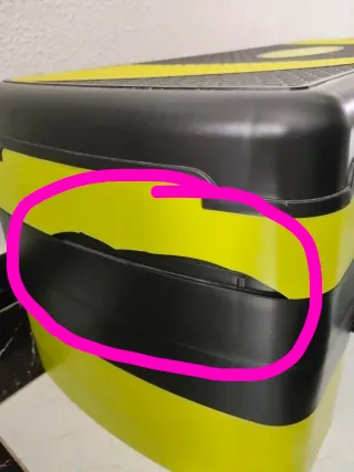 Step de ejercicio ajustable hasta 30cm