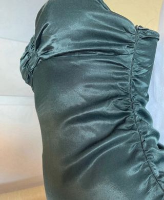 Vestido fiesta satén Zara Talla XS