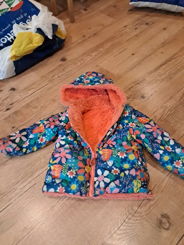 Abrigo Tuc Tuc 2-3 años floral