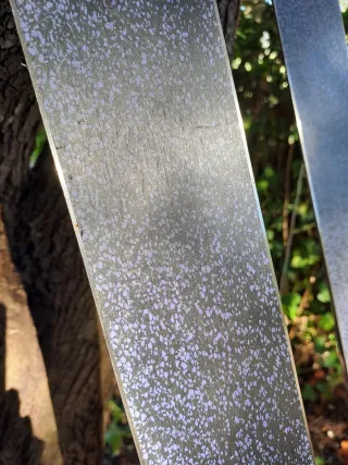 Esquís Salomon Morados con Bastones.