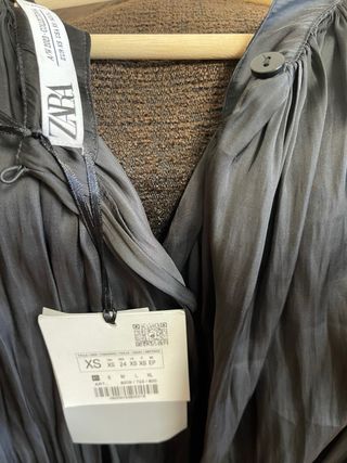 Vestido Zara negro