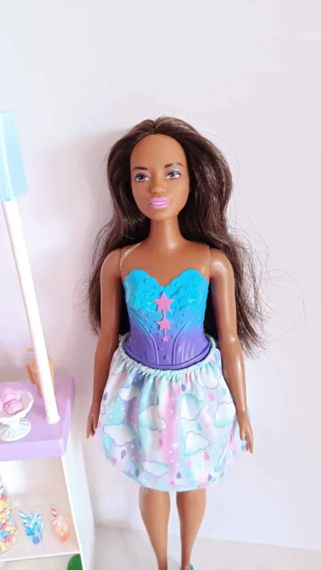 Barbie Heladería y Barco Lila