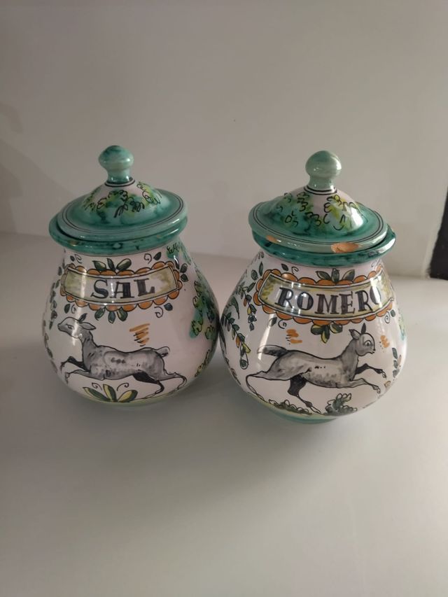 19 orzas ceramica Puente del Arzobispo artesanales