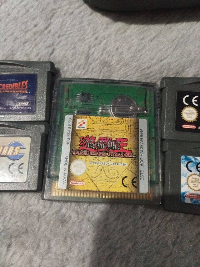 Lote 5 juegos GBA SP