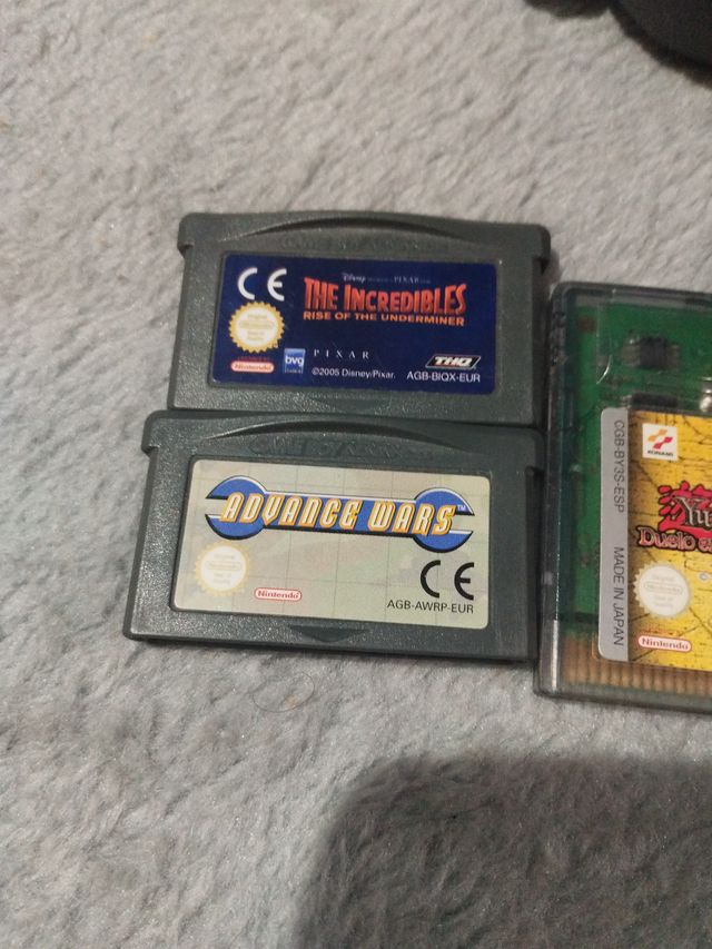 Lote 5 juegos GBA SP