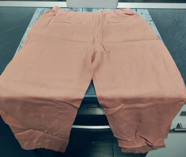 Pantalón coral Mango Talla L