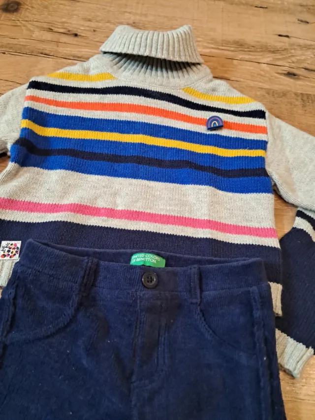 Conjunto niña 2-3 años: jersey y pantalón