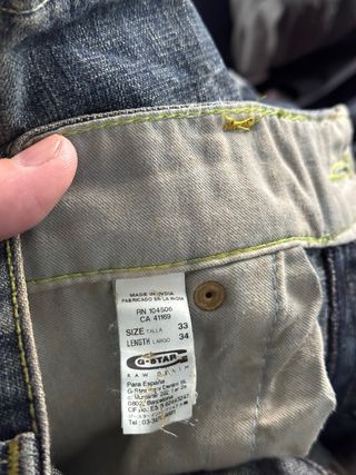 Pantalones G-Star Talla 33 L 34