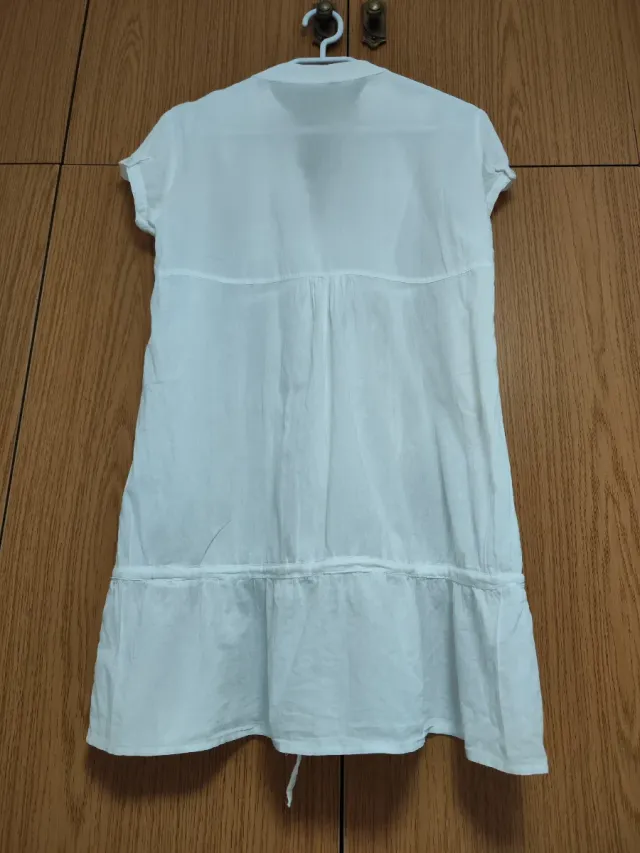 Blusa Ibicenca Blanca Talla M