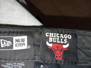 Cappellino Chicago Bulls New Era Nero Rosso