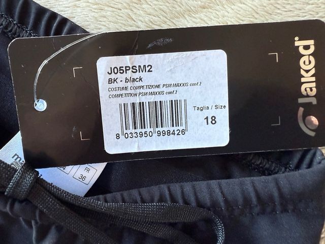 Costume Jaked da gara nero