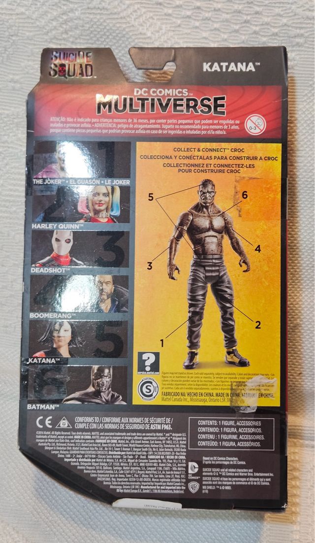 Figura Suicide Squad Katana DC Comics