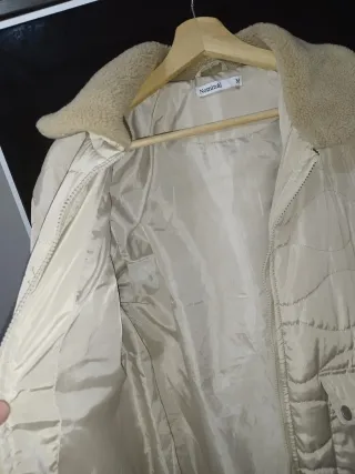 Chaqueta acolchada NOMINÁL beige M