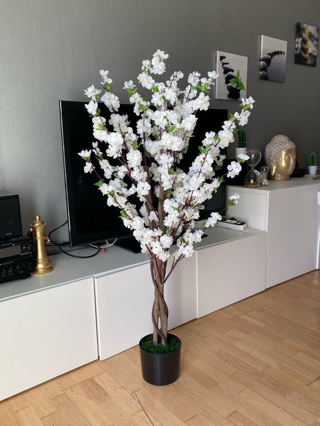 Árbol Cerezo Artificial Blanco