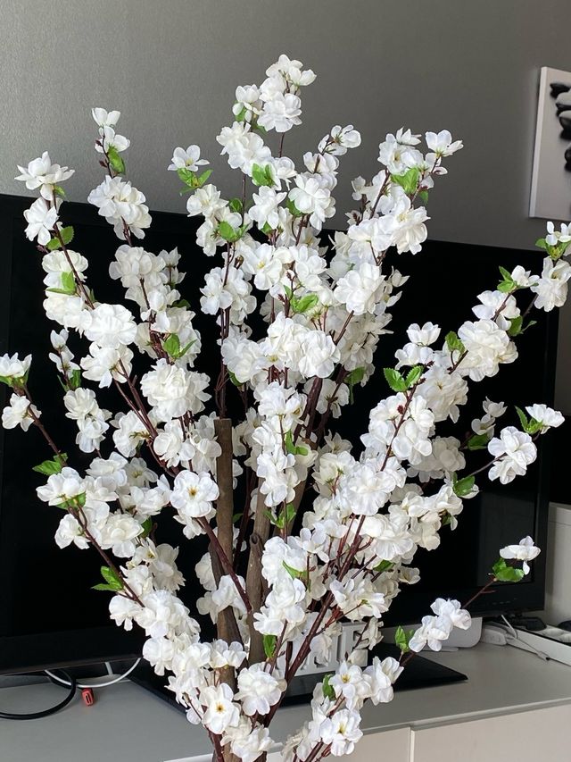 Árbol Cerezo Artificial Blanco