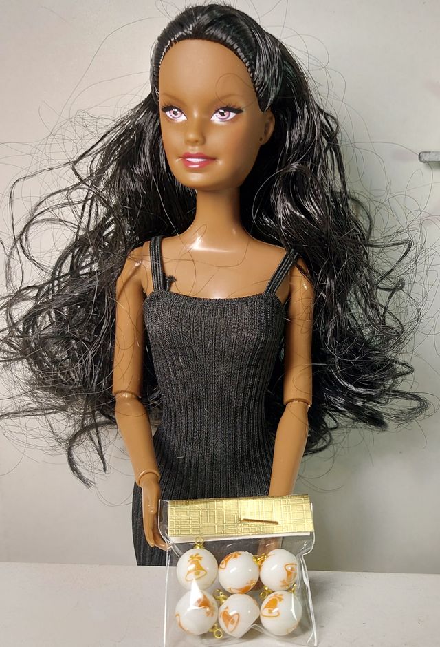 6 Bolas Navidad Escala 1:6 para Barbie