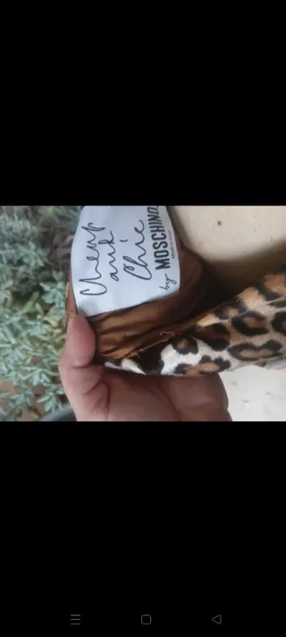 Gonna Moschino fantasia leopardata