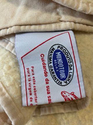 Edredão Lã Merino Bege 220x240