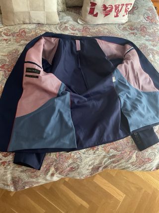 Traje Zara Man Azul Talla M