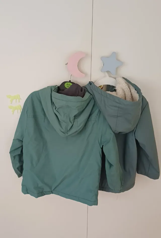 Cazadoras Menta Talla 4-5 Niños