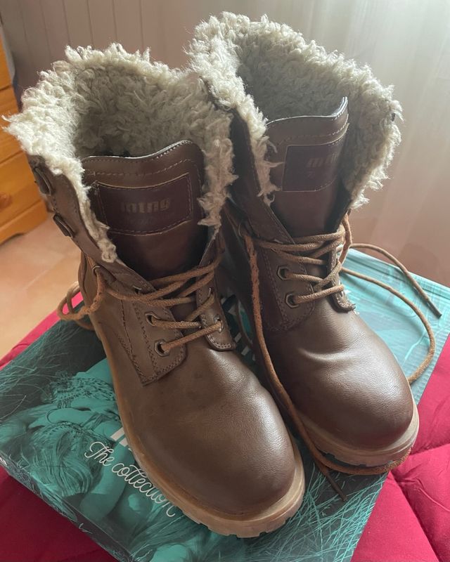 Botas invierno Mustang marrones forradas