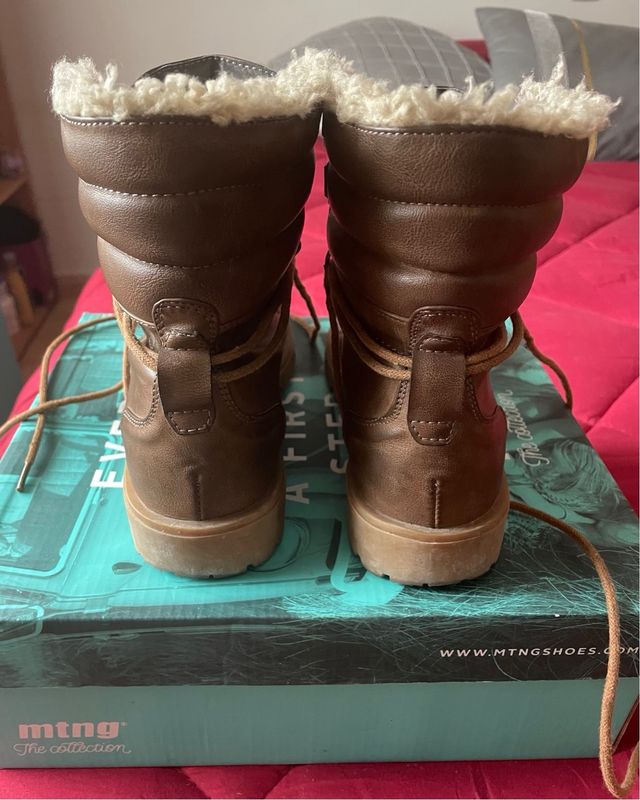 Botas invierno Mustang marrones forradas