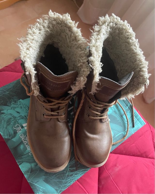Botas invierno Mustang marrones forradas