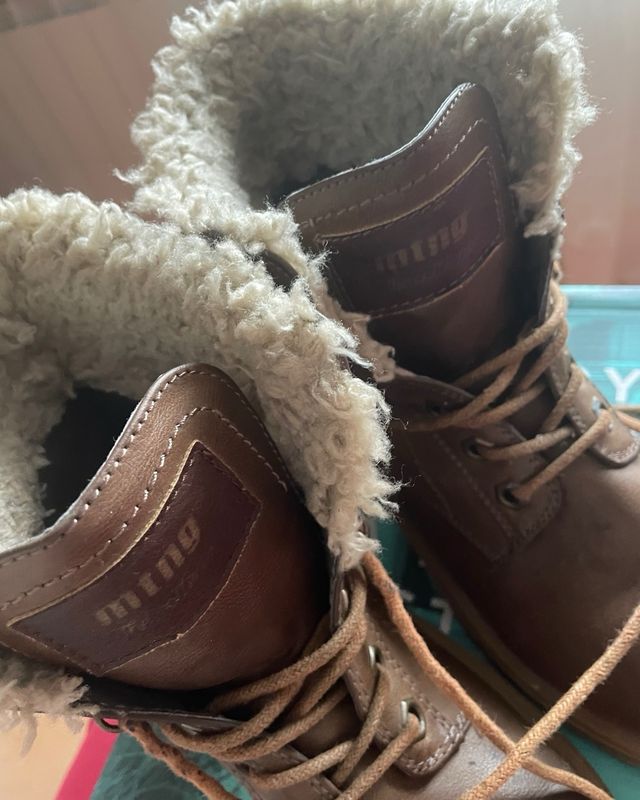 Botas invierno Mustang marrones forradas