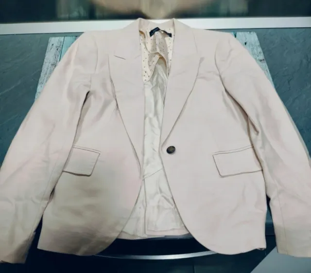 Chaqueta Zara Woman Talla L Beige