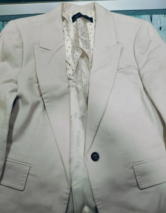 Chaqueta Zara Woman Talla L Beige