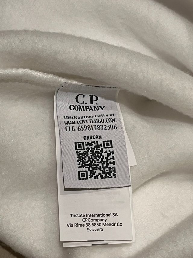 CP Company Sudadera Blanca
