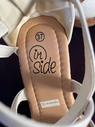 Sandalias cuña Inside