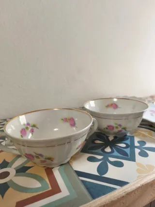 Juego de desayuno /té Porcelana Limoges