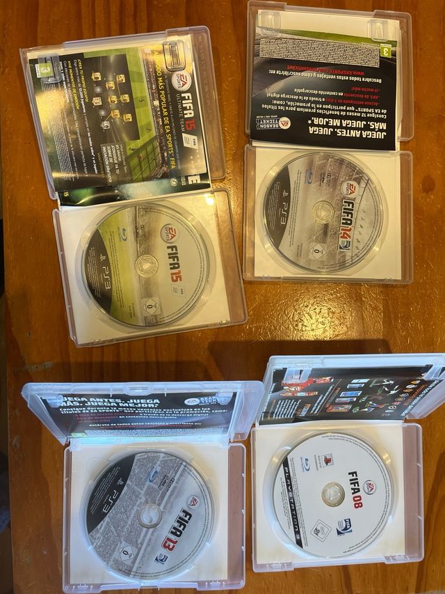 Pacchetto 4 Giochi FIFA PS3