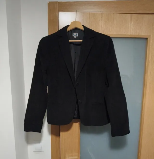 Chaqueta Adolfo Domínguez Negra Talla M