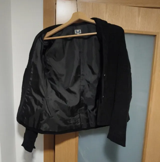 Chaqueta Adolfo Domínguez Negra Talla M