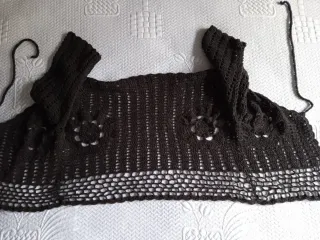 Chaqueta Saks Woman Negra Talla Única