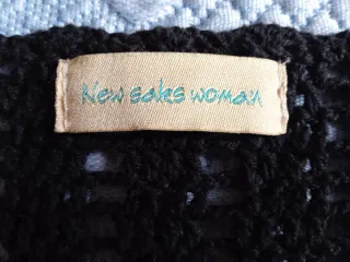 Chaqueta Saks Woman Negra Talla Única