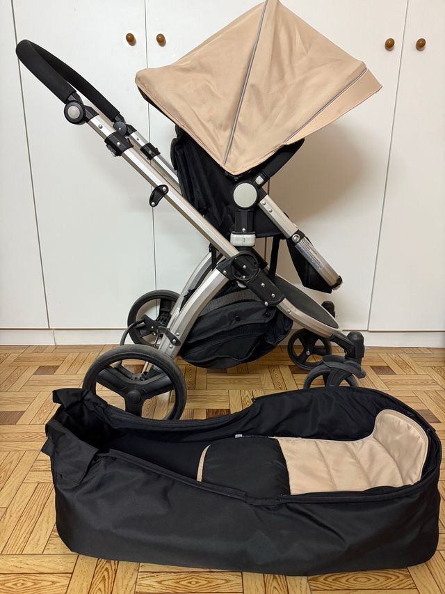 Carrito de bebé con capazo 2 piezas